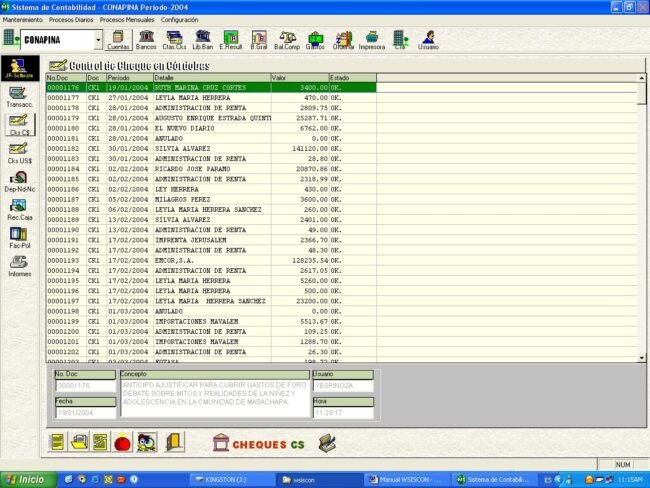 WSISCON - Sistema de Contabilidad Profesional - Imagen 12